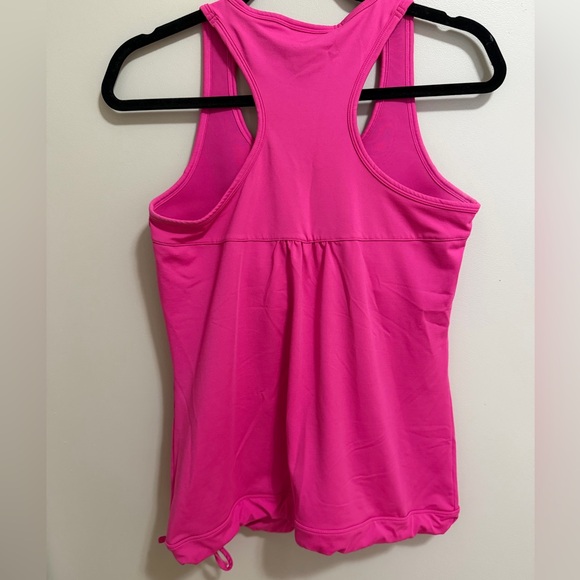Athleta Fuchsia Tank Top with Built in Bra Size Medium - Picture 4 of 7